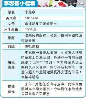 李嘉诚第三代接班人李思德正式亮相李思成！23岁就走进权力的最中心……