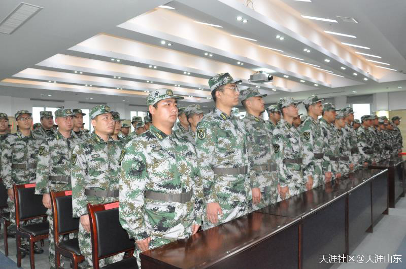 北宅街道召开基干民兵点验大会葛祥，部署新形势下民兵预备役工作
