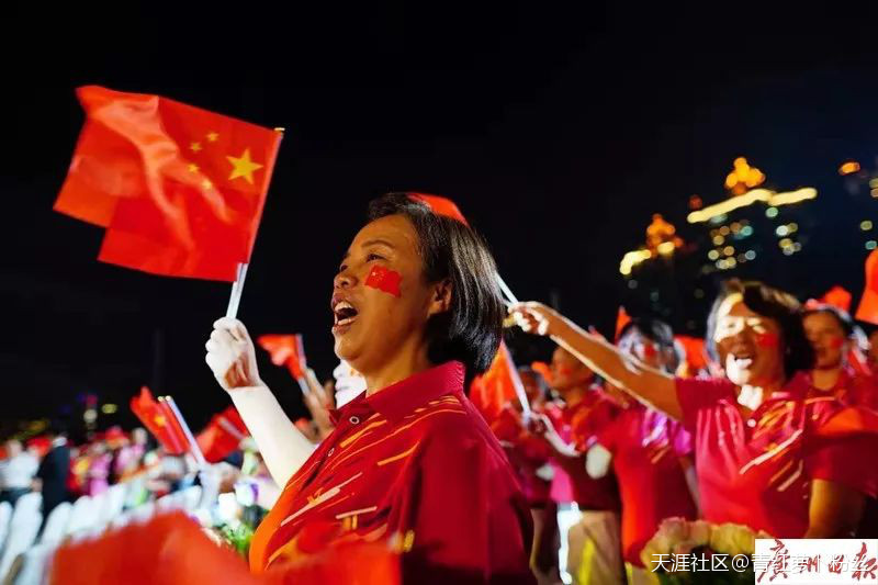 今夜陈启中，广州高声向祖国表白，沸了！